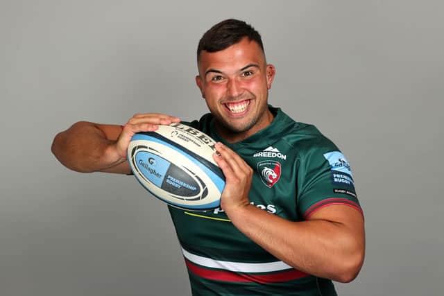 James Whitcombe is joining Edinburgh from Leicester Tigers.