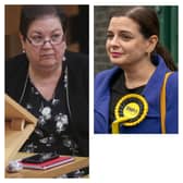 Jackie Baillie and Katy Loudon