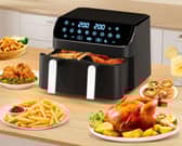A nine-litre air fryer can cook enough to feed a family of eight