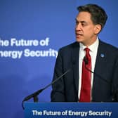 Climate Change and Net Zero Secretary Ed Miliband speaks at the Future of Energy Security Summit, hosted by the International Energy Agency and UK Government in London (Picture: Justin Tallis)