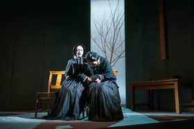 Emma Tracey (Sister James) and Ann Louise Ross (Sister Aloysius) in the Dundee Rep production of Doubt: A Parable
