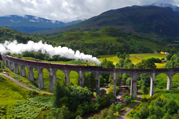 The Glenfinnan Viaduct following its restoration