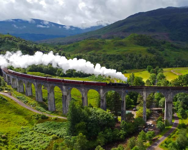 The Glenfinnan Viaduct following its restoration