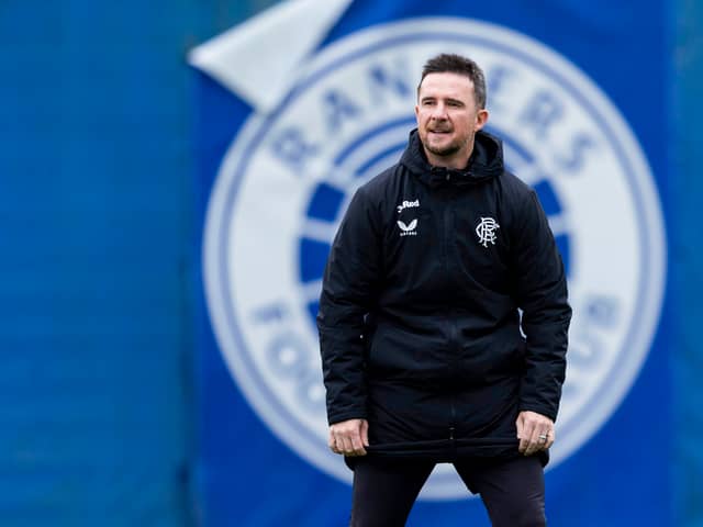 Rangers interim head coach Barry Ferguson. (Photo by Craig Foy / SNS Group)