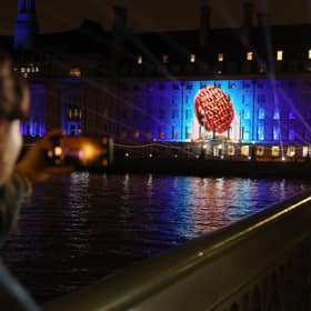 McVities lit up a series of London landmarks