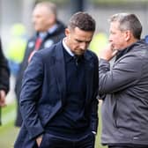 Rangers interim head coach Barry Ferguson looks dejected at full time after the 2-2 draw at St Mirren.