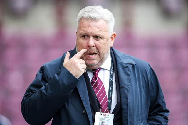 Hearts Chief Executive Officer Andrew McKinlay.