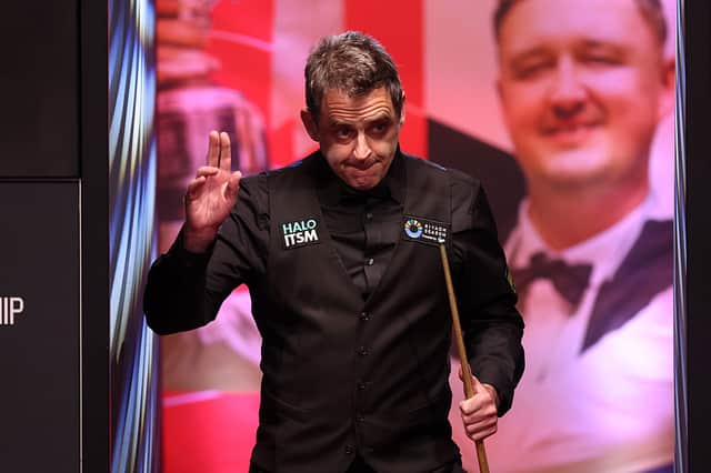 Ronnie O'Sullivan is back in action today.