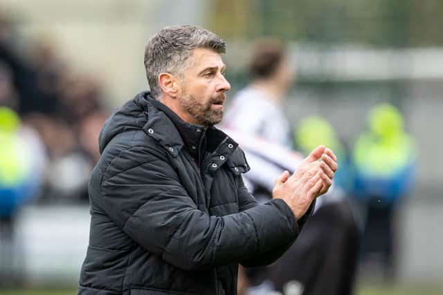 St Mirren manager Stephen Robinson is an obvious candidate for the Hearts vacancy. (Photo by Alan Harvey / SNS Group)