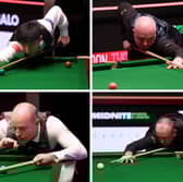 Zhao Xintong, John Higgins, Mark Williams and Chris Wakelin are battling in the world championship quarter finals.