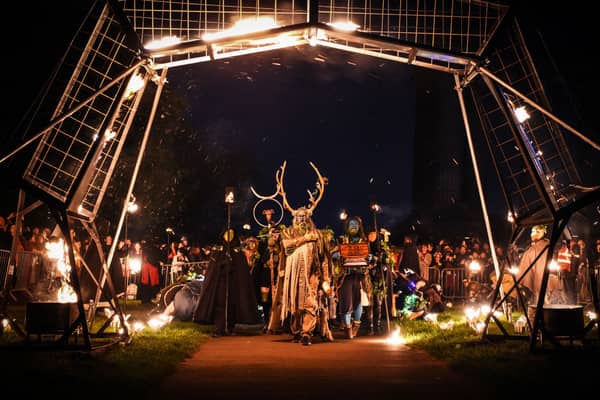 Last year's Beltane Fire Festival.