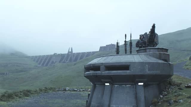 Cruachan Power Station filming location for Star Wars series Andor episodeThe Eye