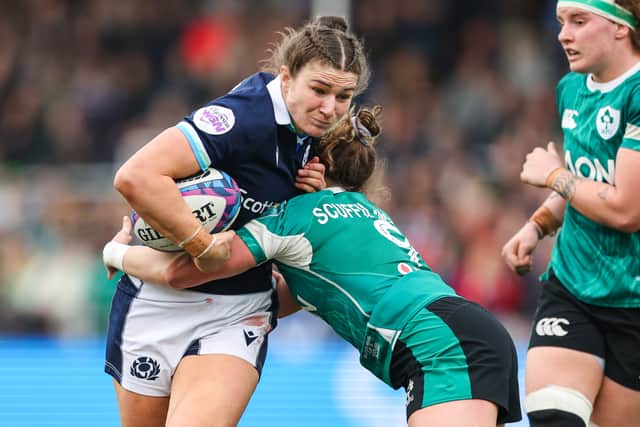 Helen Nelson helped Scotland beat Ireland at the weekend.