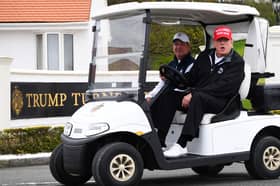 US President Donald Trump, pictured at Trump Turnberry in 2023, is expected to come to the UK for a state visit later this year (Picture: Andy Buchanan)