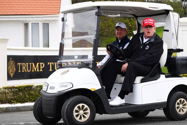 US President Donald Trump, pictured at Trump Turnberry in 2023, is expected to come to the UK for a state visit later this year (Picture: Andy Buchanan)