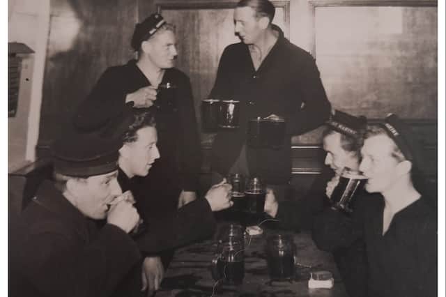 A photo taken by George Ranson while on service with the Merchant Navy during  World War Two. He sailed mostly out of  Stromness on the Montreal-registered vessel SS Mapleforth. PIC: Contributed.