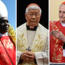 Three of the leading contenders to become Pope.