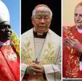 Three of the leading contenders to become Pope.