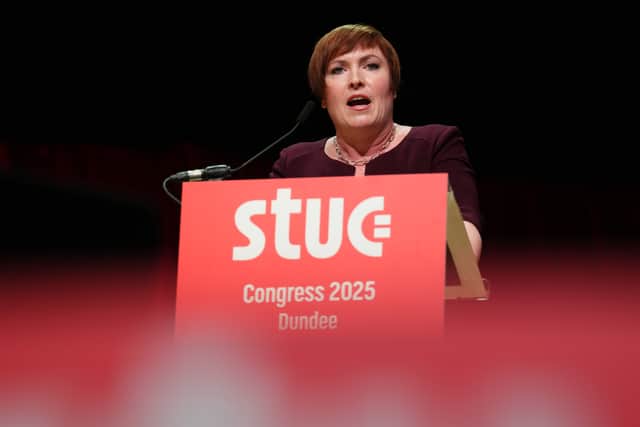 STUC general secretary Roz Foyer