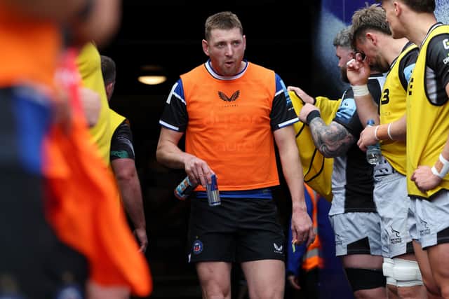  Finn Russell was on the bench for Bath for the Gallagher Premiership match against Newcastle Falcons at the weekend.