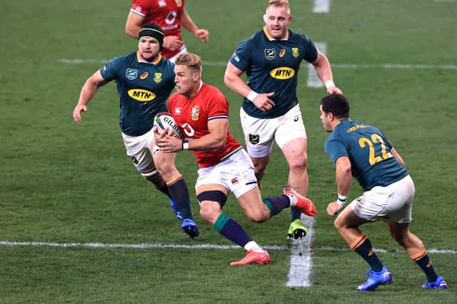 Duhan van der Merwe played for the British & Irish Lions in the series against South Africa in 2021. 