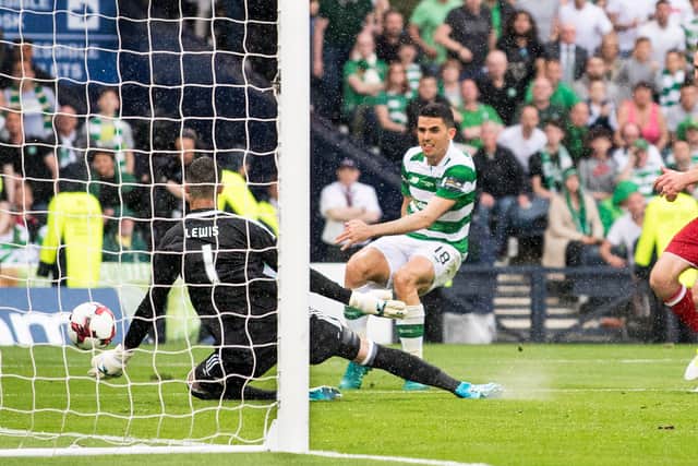 Tom Rogic scored an injury-time winner the last time Celtic faced Aberdeen in the Scottish Cup final in 2017.