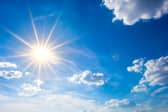 The sun is shining on Scotland today.