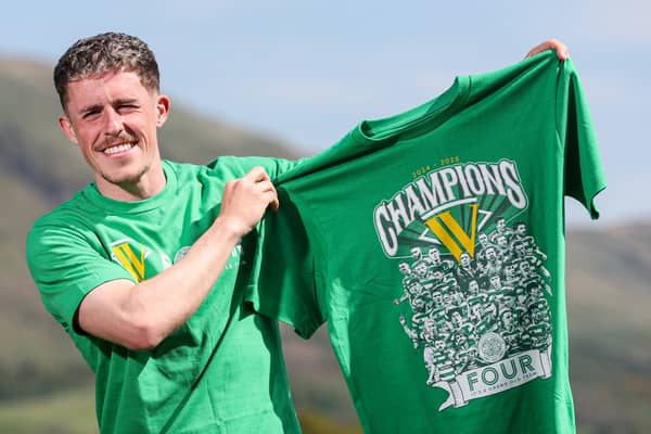 Celtic's Luke McCowan is pictured at Lennoxtown Training Centre, on April 30, 2025, in Glasgow, Scotland. (Photo by Craig Williamson / SNS Group)