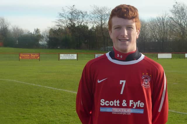 Simon Murray during his Tayport FC days.
