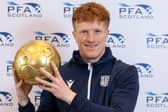 Dundee's Simon Murray at the PFA Scotland Player of the Year awards launch.