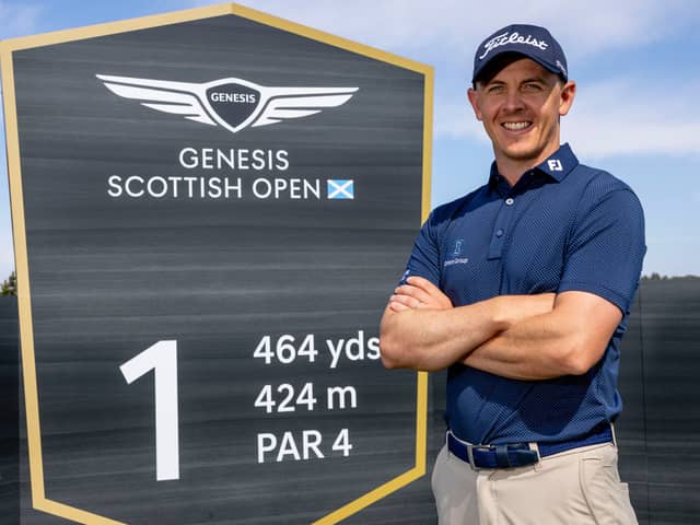 Grant Forrest pictured at The Renaissance Club during a media day for this year’s Genesis Scottish Open