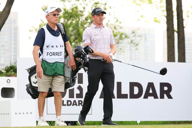 Grant Forrest’s partnership with experienced caddie Dave McNeily came to an end after the DP World Tour’s recent double-header in China
