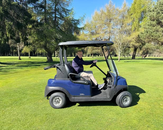 Club captain Scott Fenton is delighted to see how King James VI Golf Club has recovered after being badly hit during Storm Babet in October 2023
