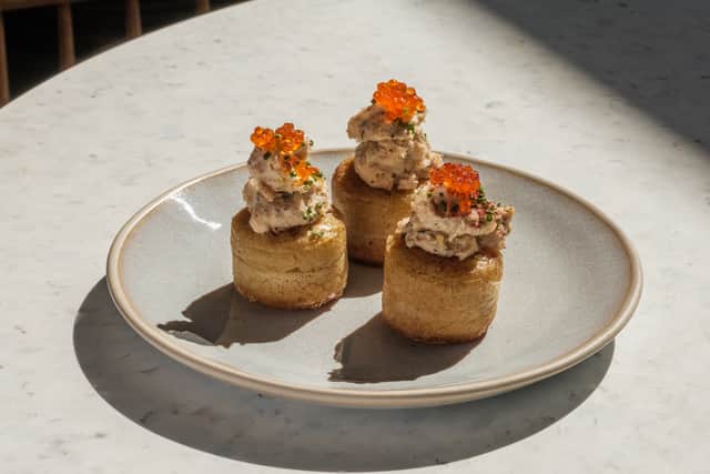 The Fish Shop crab crumpets