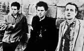 Picture dated 1978 of British punk rockers from the band The Clash, Joe Strummer (R), Mick Jones (C) and Paul Simonon.  