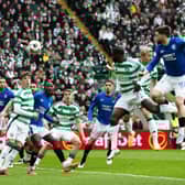 Nicolas Raskin opens the scoring against Celtic during Rangers' 3-2 win at Celtic Park in March (Photo by Craig Foy / SNS Group).