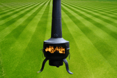 This clever fire pit / BBQ grill is at a super low price