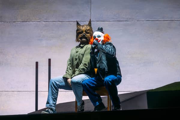 Finlay McKillop and Kyle Gardiner in Restless Natives