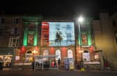 An image from classic film Local Hero is projected onto Edinburgh's Filmhouse during the successful campaign to save it (Picture: Jane Barlow)