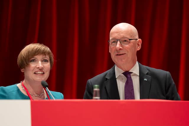 Roz Foyer and John Swinney