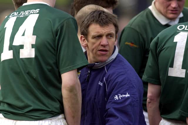The late Greig Oliver played and coached Hawick and was capped three times by Scotland.