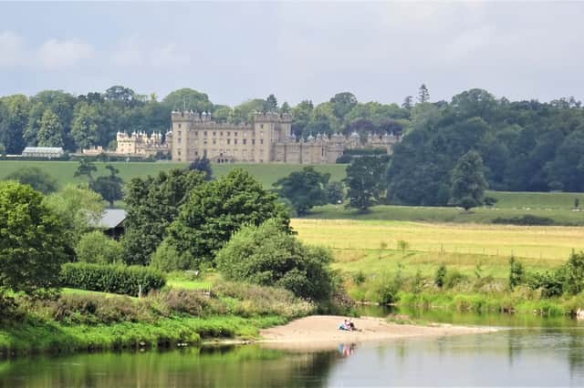 Floors Castle, pictured from Kelso, will host the evening commemoration of VE Day on Saturday after events move from the town to the home of the Duke of Roxburghe. PIC: Rosser 1954/ CC.