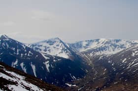 Looking west from Ben Macdui, Cairngorms National Park
