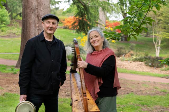 Donald Hay and Mary Macmaster producers of For the Love of Trees, commissioned for this year's Edinburgh Tradfest,.