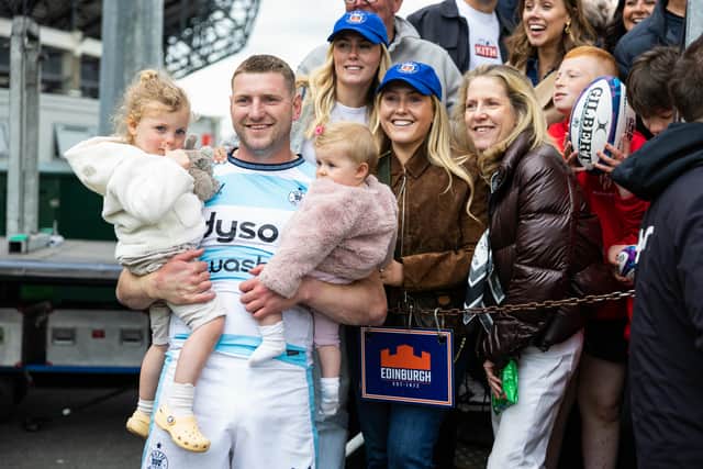 Bath's Finn Russell relaxes after the win over Edinburgh.