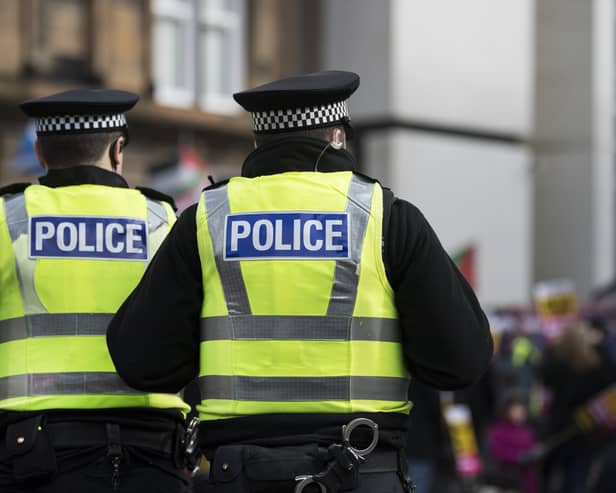 Up to 50 officers have been suspended. Picture: John Devlin