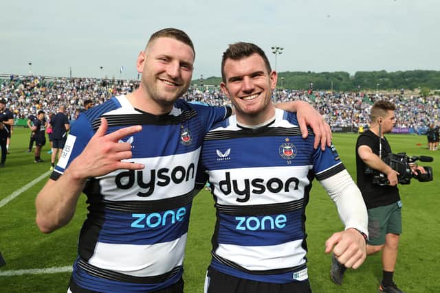 Finn Russell, left, and Ben Spencer are Bath's main half-back combination.