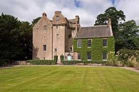 Grade A listed Balbegno Castle near Fettercairn, Aberdeenshire, is undergoing a £1m renovation by a couple who have relocated from Chicago. PIC: Savills.