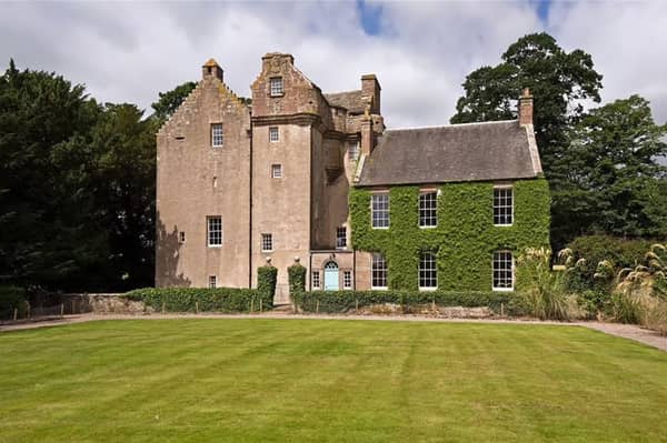 Grade A listed Balbegno Castle near Fettercairn, Aberdeenshire, is undergoing a £1m renovation by a couple who have relocated from Chicago. PIC: Savills.