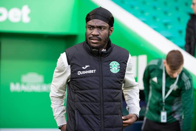 Hibs' Elie Youan has struggled with injury this year.
